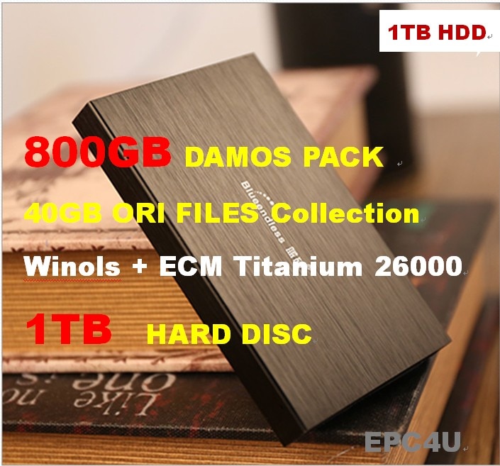 Winols 2.24  2.26 + 800 gb damos pack 40 gb ori   Ʃ  + 1000 gb hdd + ecm ƼŸ 1.61 (26000 ̹ )